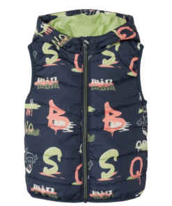 vaikiška liemenė su kapišonu