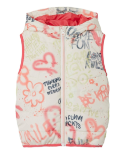 vaikiška liemenė su kapišonu