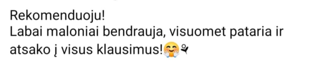 rekomenduoju pupiu lentynele