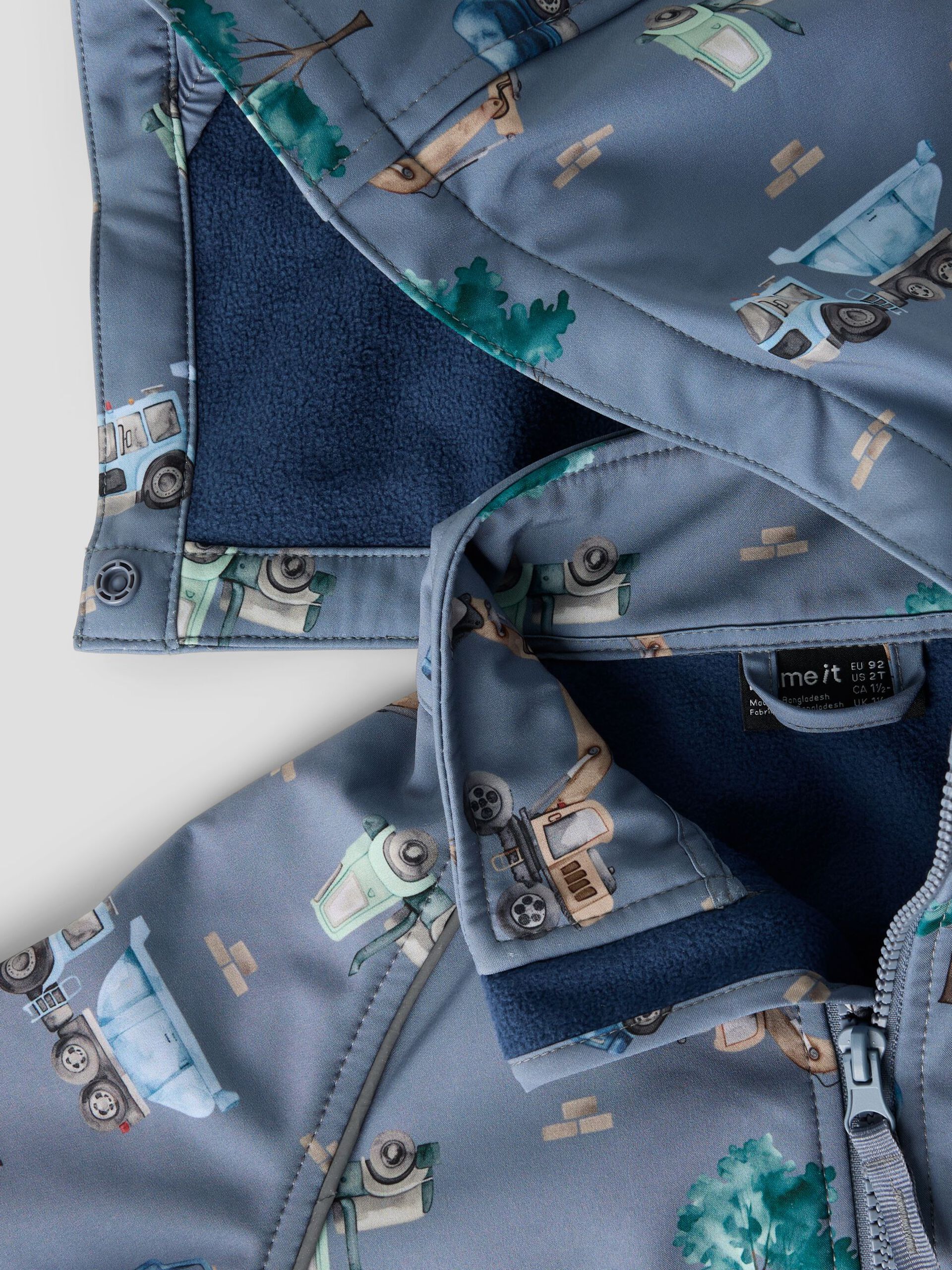 Name it softshell kombinezonas vaikams Name it softshell kombinezonas vaikams „Mėlynas sunkvežimis” - Image 4