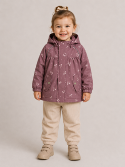 NAUJIENA Name it softshell striukė mergaitei "Rožinis kaspinėlis"