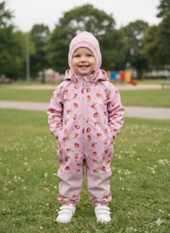 Name it softshell kombinezonas vaikams "Kvepianti braškė"