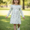 Name it REGULAR FIT- Džersio suknelė mergaitei "Dūminė mėta"