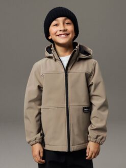 Vaikiška Name it softshell striukė pavasariui "Smėlio ruda"