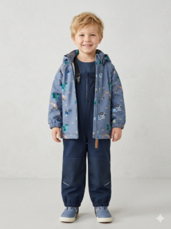 Name it softshell vaikiškas kelnių ir striukės komplektas