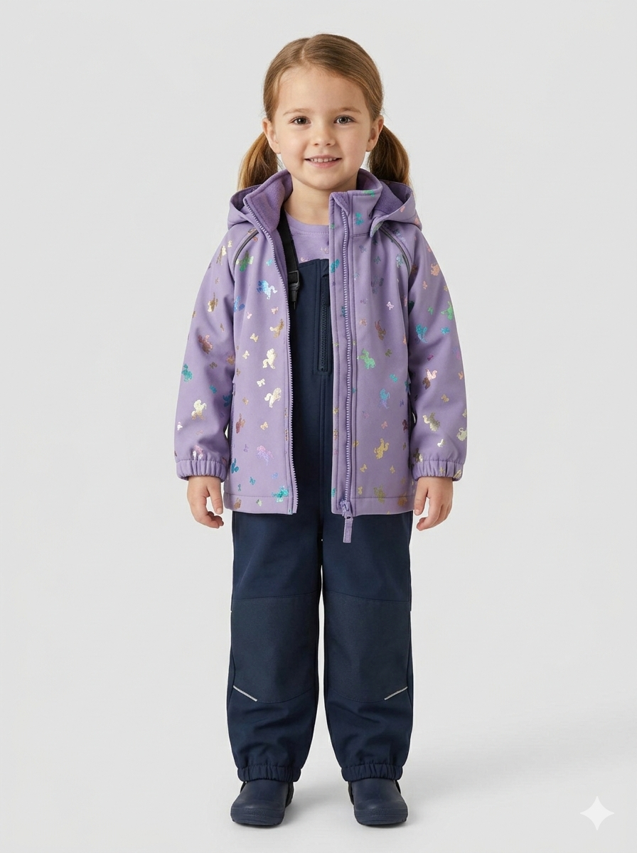 Name it softshell kelnės vaikams "Tamsi mėlyna" - Image 3