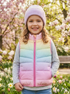 Vaikiška Name it liemenė "Ryškiaspalvė vaivorykštė"