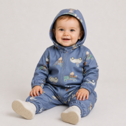NAUJIENA Name it softshell kombinezonas kūdikiui "Mėlynos mašinėlės"
