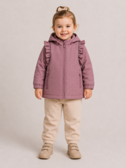 NAUJIENA Name it softshell striukė mergaitei "Rožinė svajonė"