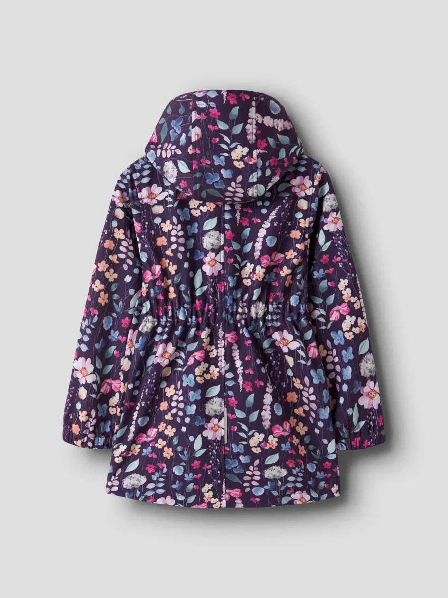 NAUJIENA Name it softshell striukė mergaitėms "Margos gėlės" - Image 3