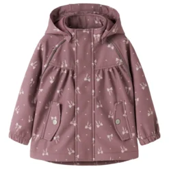 NAUJIENA Name it softshell striukė mergaitei "Rožinis kaspinėlis" - Image 2