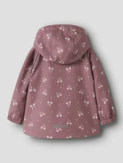 NAUJIENA Name it softshell striukė mergaitei "Rožinis kaspinėlis" - Image 3