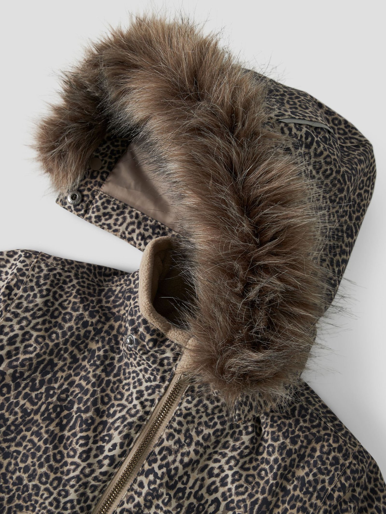 Name it snow10 žieminis kombinezonas "Leopardo žavesys" - Image 4