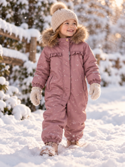 Name it snow10 žieminis kombinezonas "Rožinė pūga"